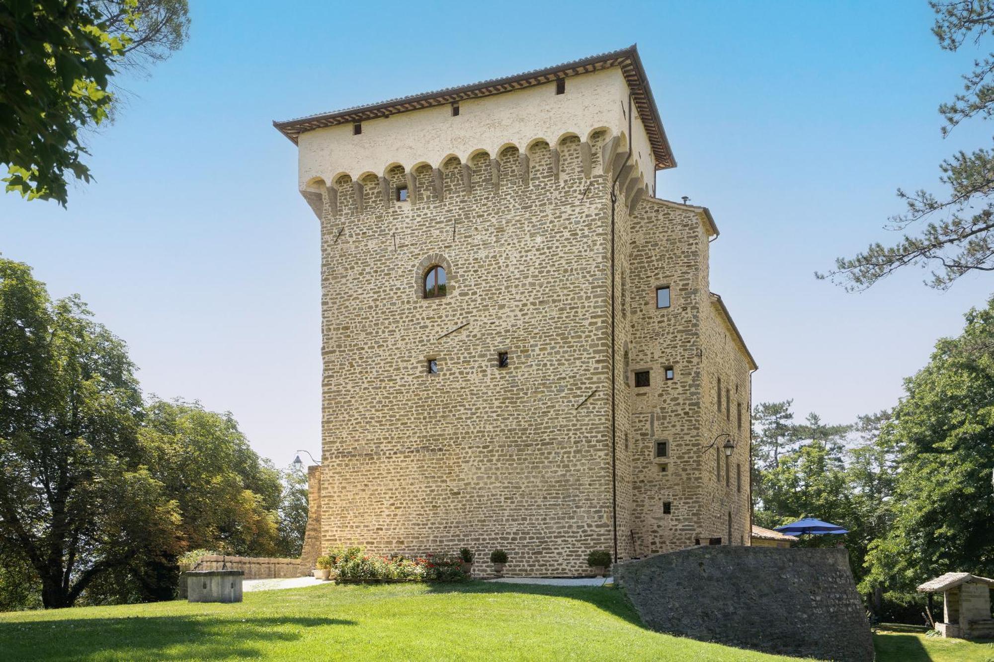 Villa Castello Di Magrano Gubbio Esterno foto